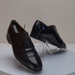 Stacy Adams Abbott Black Cap Toe Oxfords Men's Shoes